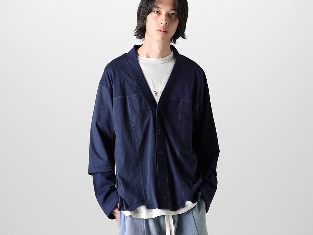 インク 2023SS - The third delivery from the ink 2023SS collection has arived! Available in stores and mail order from now on! - ink23-05-Navy(Upside Down Cardigan Navy) - 1-012