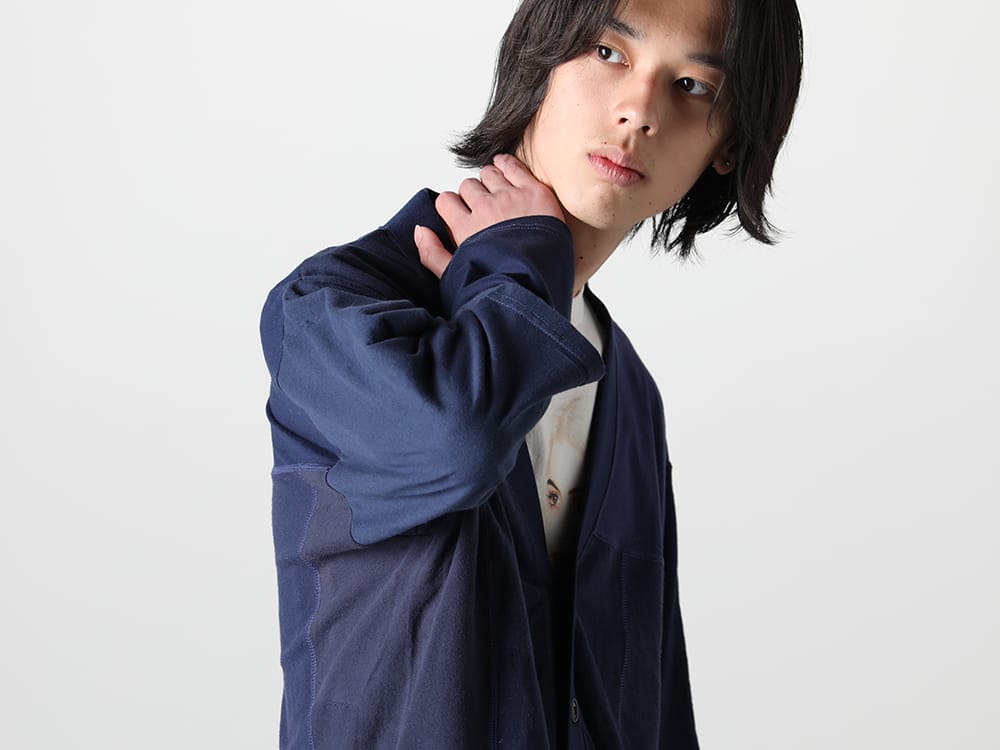 インク 2023SS - The third delivery from the ink 2023SS collection has arived! Available in stores and mail order from now on! - ink23-05-Navy(Upside Down Cardigan Navy) - 1-014