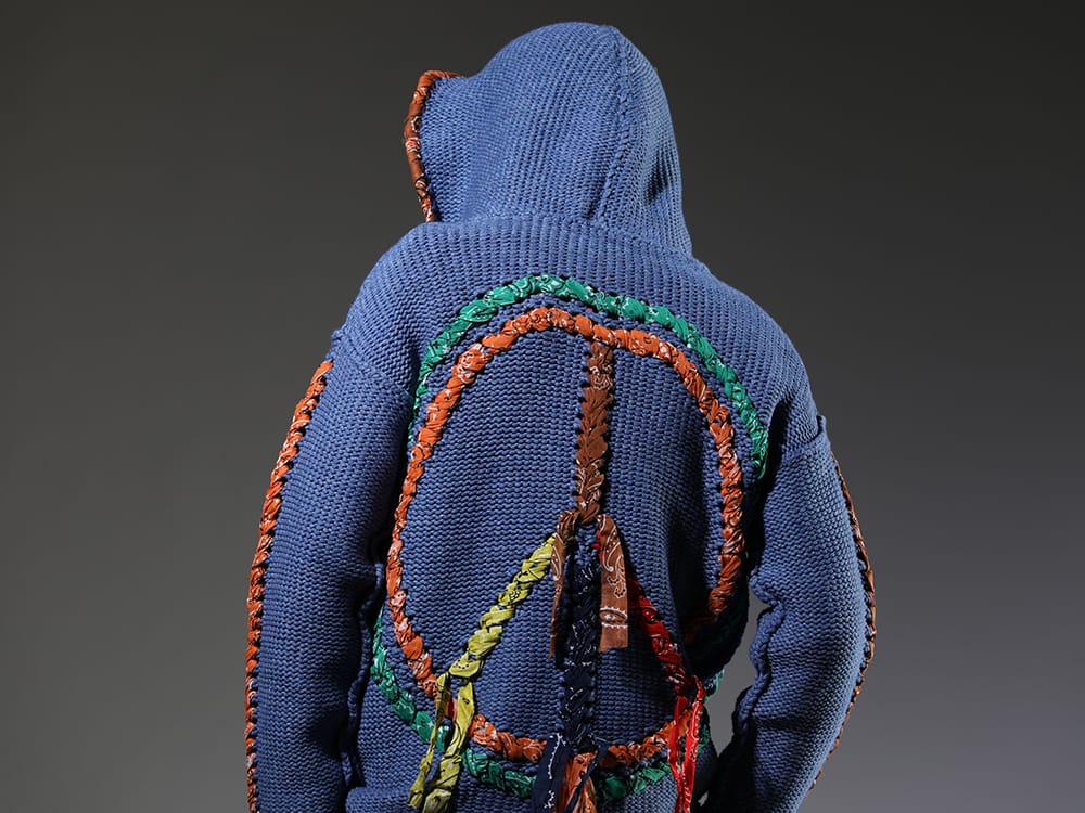 ALANUI 2023SS - A one-of-a-kind look with multiple bandana details - LMHS23-017(Inner Peace Baja Hoodie)   - 2-007