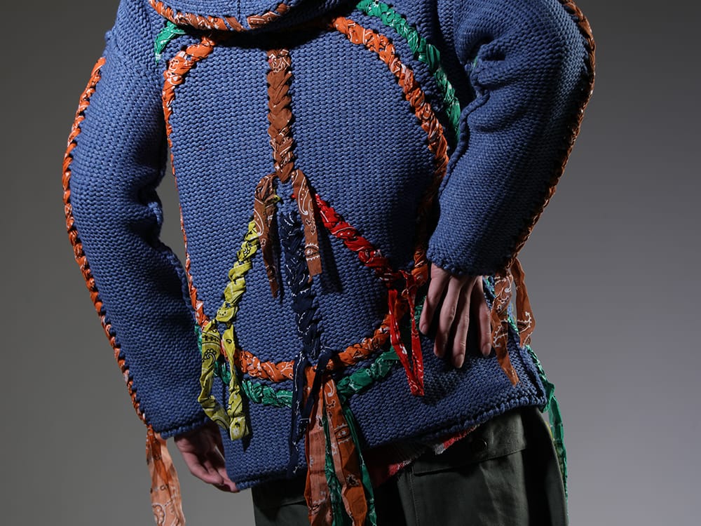 ALANUI 2023SS - A one-of-a-kind look with multiple bandana details - LMHS23-017(Inner Peace Baja Hoodie) - 2-008