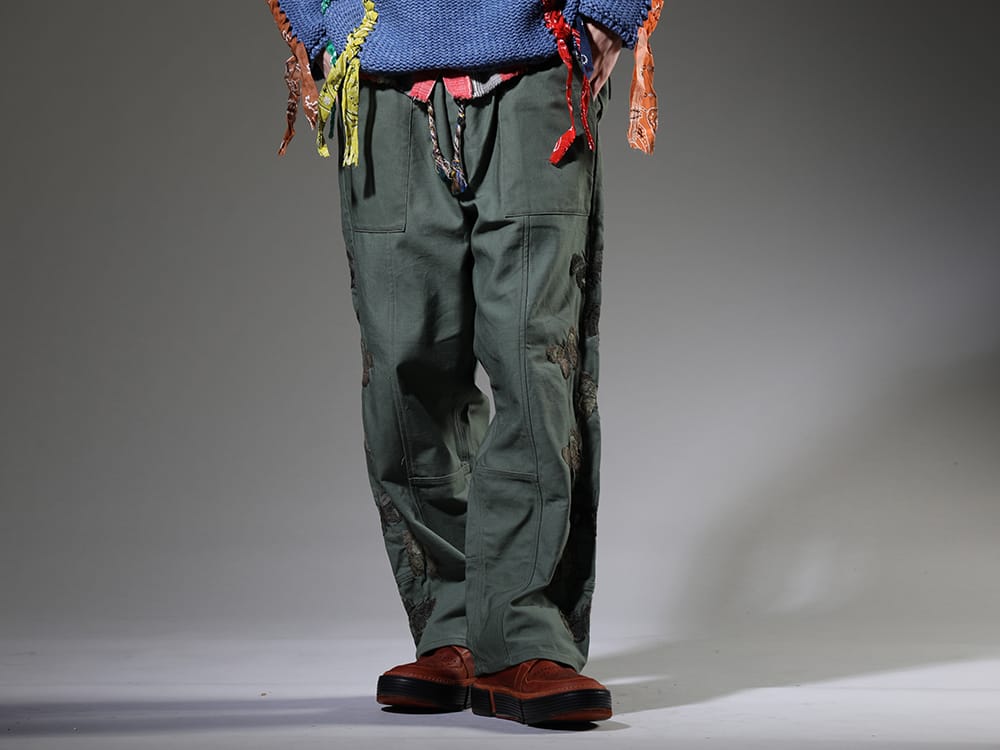 ink / GUIDI 2023SS Calming tone of footwear - ink23-11(Bakerfly Pants) GJ02-CO98T(Laced Up Boots - Horse Full Grain Leather - GJ02 CO98T) - 3-001