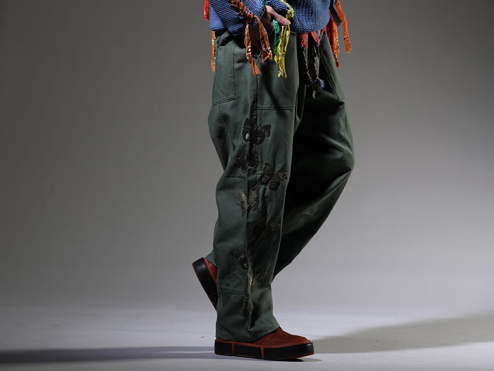 ink / GUIDI 2023SS Calming tone of footwear - ink23-11(Bakerfly Pants) GJ02-CO98T(Laced Up Boots - Horse Full Grain Leather - GJ02 CO98T) - 3-002