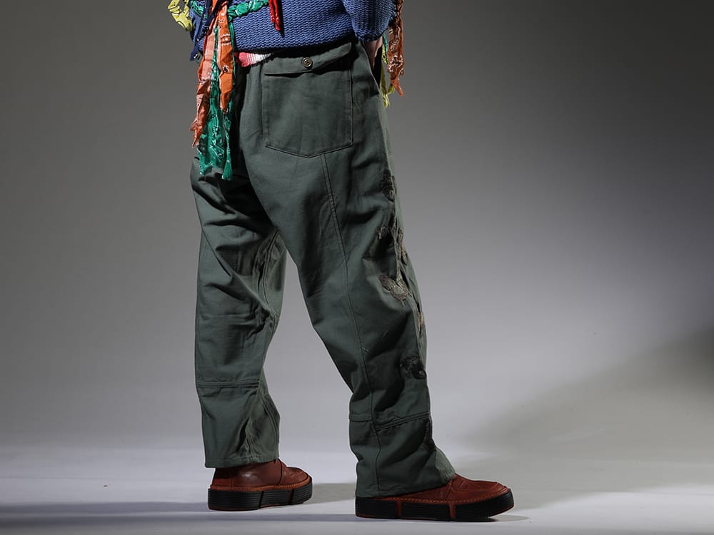 ink / GUIDI 2023SS Calming tone of footwear - ink23-11(Bakerfly Pants) GJ02-CO98T(Laced Up Boots - Horse Full Grain Leather - GJ02 CO98T) - 3-003