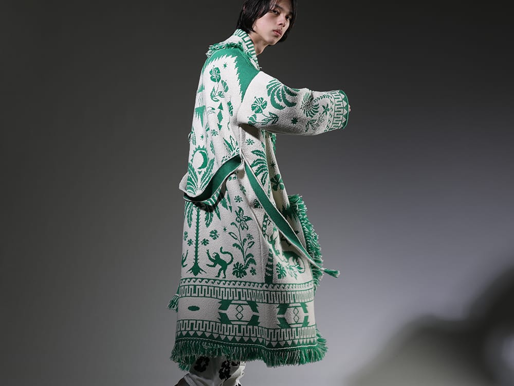 ALANUI 2023SS - Coat with an ethnic atmosphere - LMHS23-109(The Explosion Of Nature Coat) - 2-002