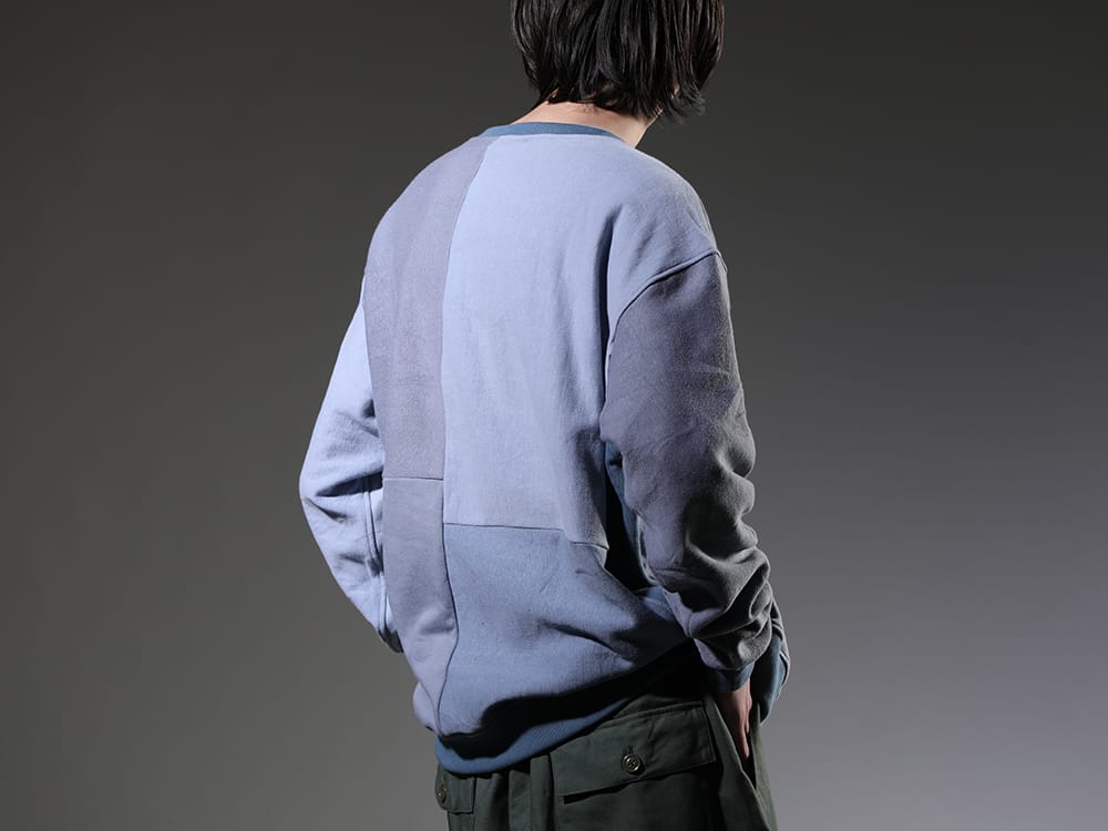 ink 2023SS - Sweatshirt that creates different flavor for each item - ink23-04-Sax(Military Reverse Sweat Sax) - 2-010