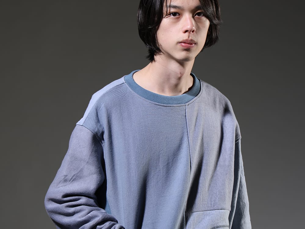 ink 2023SS - Sweatshirt that creates different flavor for each item - ink23-04-Sax(Military Reverse Sweat Sax) - 2-011