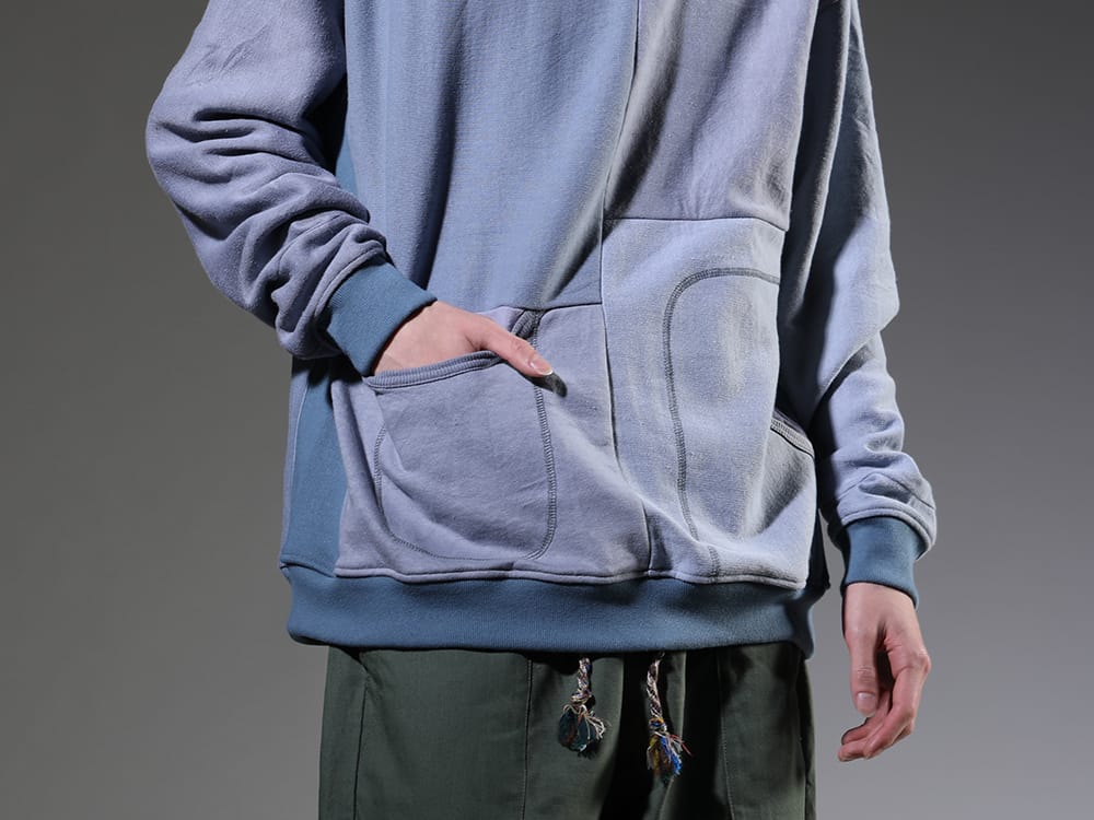 ink 2023SS - Sweatshirt that creates different flavor for each item - ink23-04-Sax(Military Reverse Sweat Sax) - 2-012