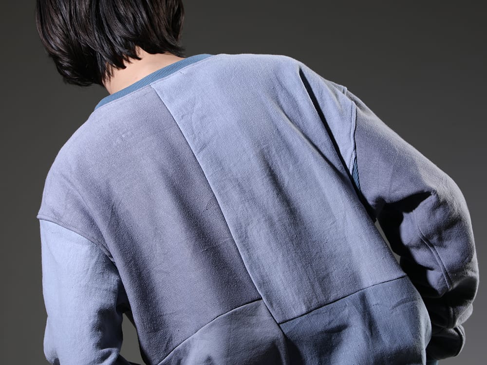 ink 2023SS - Sweatshirt that creates different flavor for each item - ink23-04-Sax(Military Reverse Sweat Sax) - 2-014