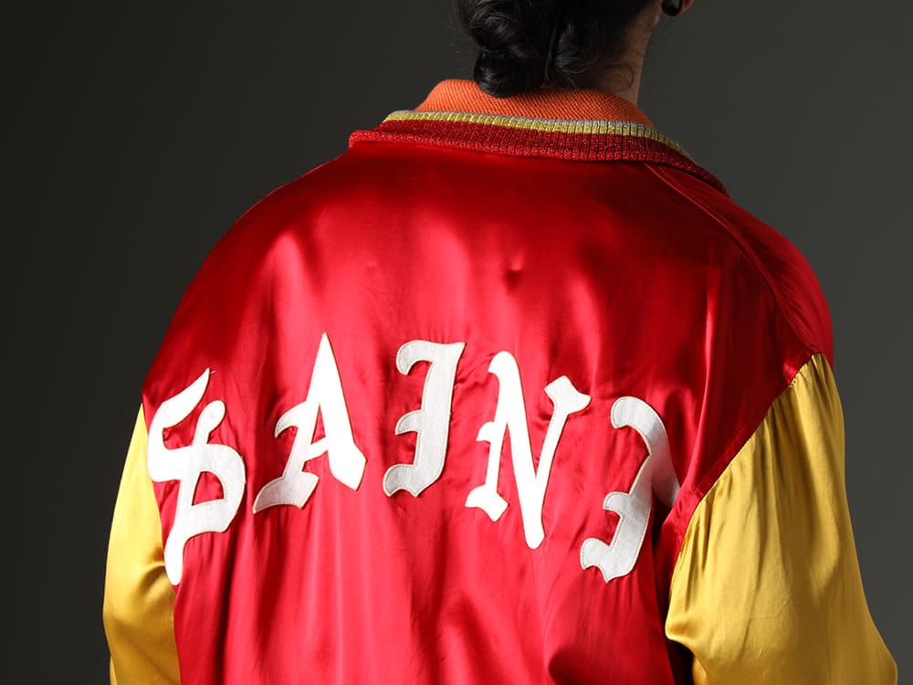 SAINT MICHAEL 2023SS - Coordinate with warm colors for unified look. - SM-S23-0000-068(SAINT Varsity Jacket) - 2-009