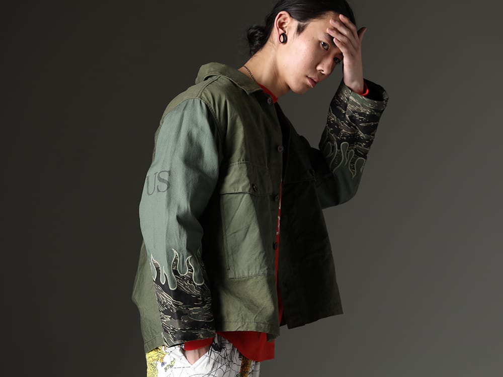 インク 2023SS - ミリタリーアイテムを解体して再構築されたアイテム。 - ink23-02-Tiger-M(ファイアーエンブレムジャケット タイガー - M) - 2-002