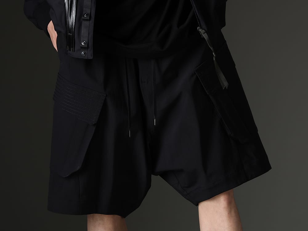 デヴォア 2023SS schoeller(シェラー)の高機能素材を使用したカーゴ ショートパンツをセレクト - PTI-SDDH(カーゴ ショートパンツ ショーラー ダイナミック) - 3-004
