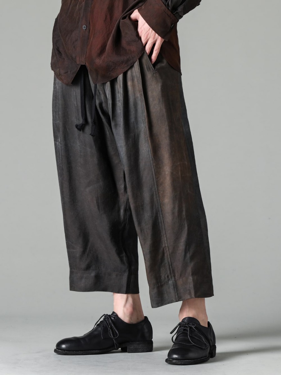 ZIGGY CHEN 23SS 0M2310518 Extra wide drawstring trousers 5-003