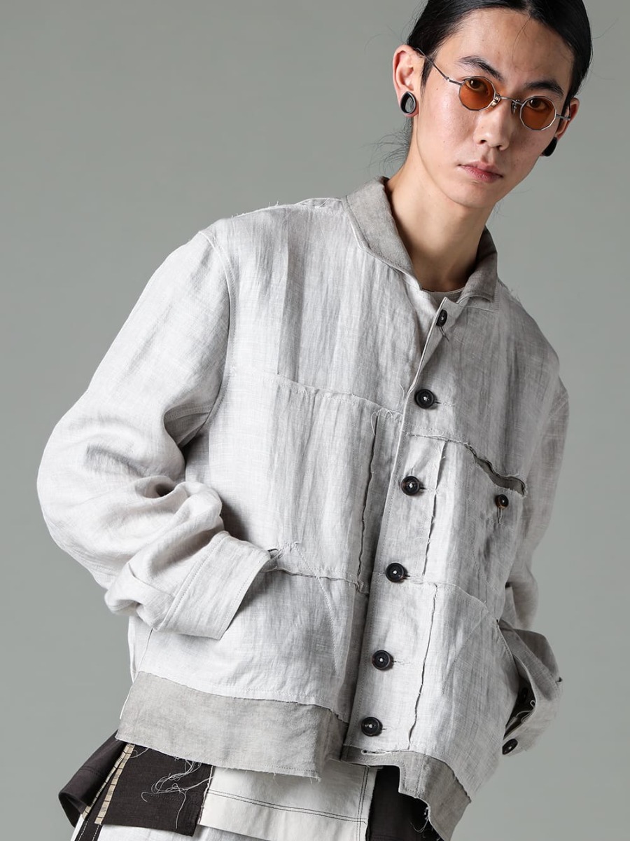 ZIGGY CHEN 2023SS: White Color Blouson Setup Style - FASCINATE BLOG