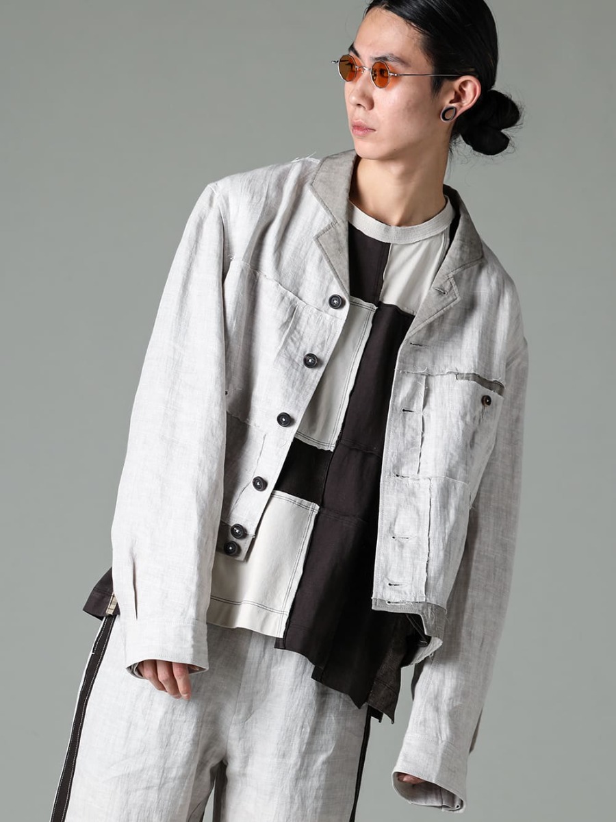 ZIGGY CHEN 2023SS: White Color Blouson Setup Style - FASCINATE BLOG