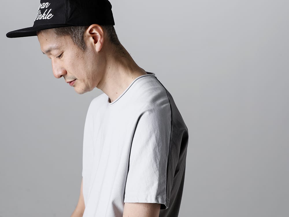 RIPVANWINKLE - リップヴァンウィンクル 2023SS グラスケースや小型ポーチ、財布など入れる便利な仕様のドルマンT  - RW-547-L.Gray×Shark - ドルマンT ライトグレー × シャーク 2-005