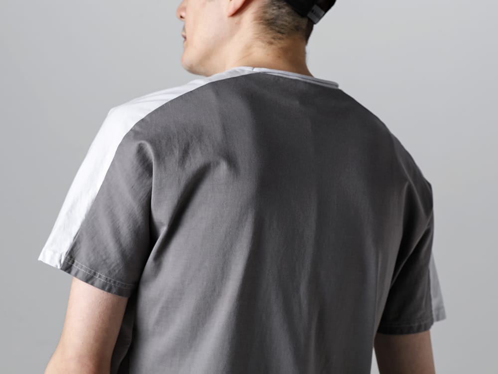 RIPVANWINKLE - リップヴァンウィンクル 2023SS グラスケースや小型ポーチ、財布など入れる便利な仕様のドルマンT  - RW-547-L.Gray×Shark - ドルマンT ライトグレー × シャーク 2-006