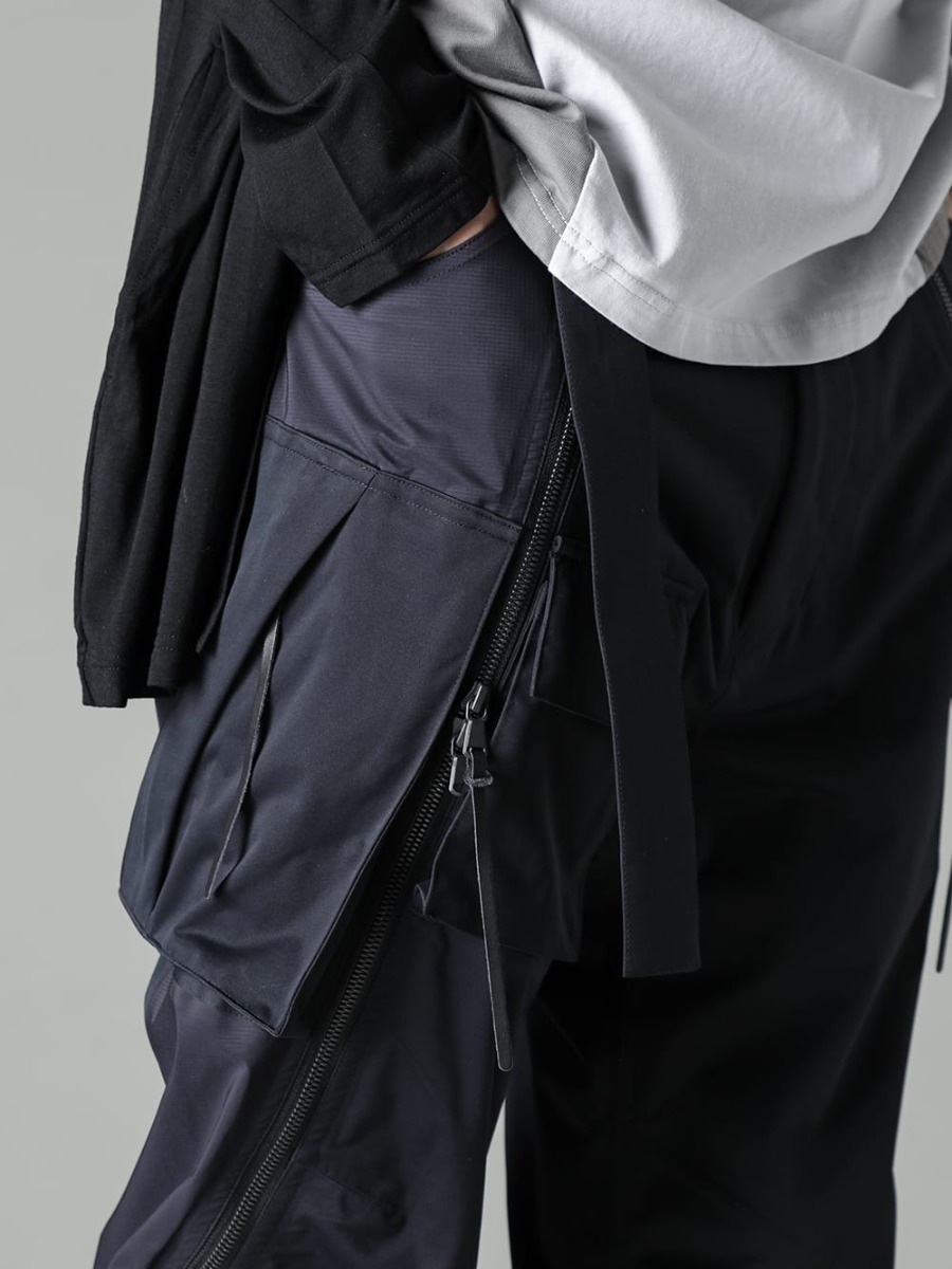 The Viridi-anne 2023SS 春夏のStylingの主役になるタクティカルパンツ - VI-3559-04-Black - Water Repellent Tactical Pants Black 3-006