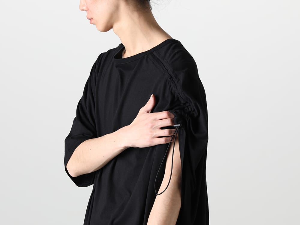 Ground Y 2023SS - Ground Y 2023SS collection, the third delivery has arrived! Now available both in-store and mail order! - GI-T03-046(Right Shirring Shoulder T-shirt) - 1-008