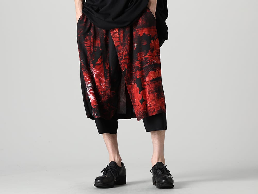 Ground Y 2023SS - Ground Y 2023SS collection, the third delivery has arrived! Now available both in-store and mail order! - GI-P13-216(Enka(Flower) 3Way Wrap Pants) - 1-009