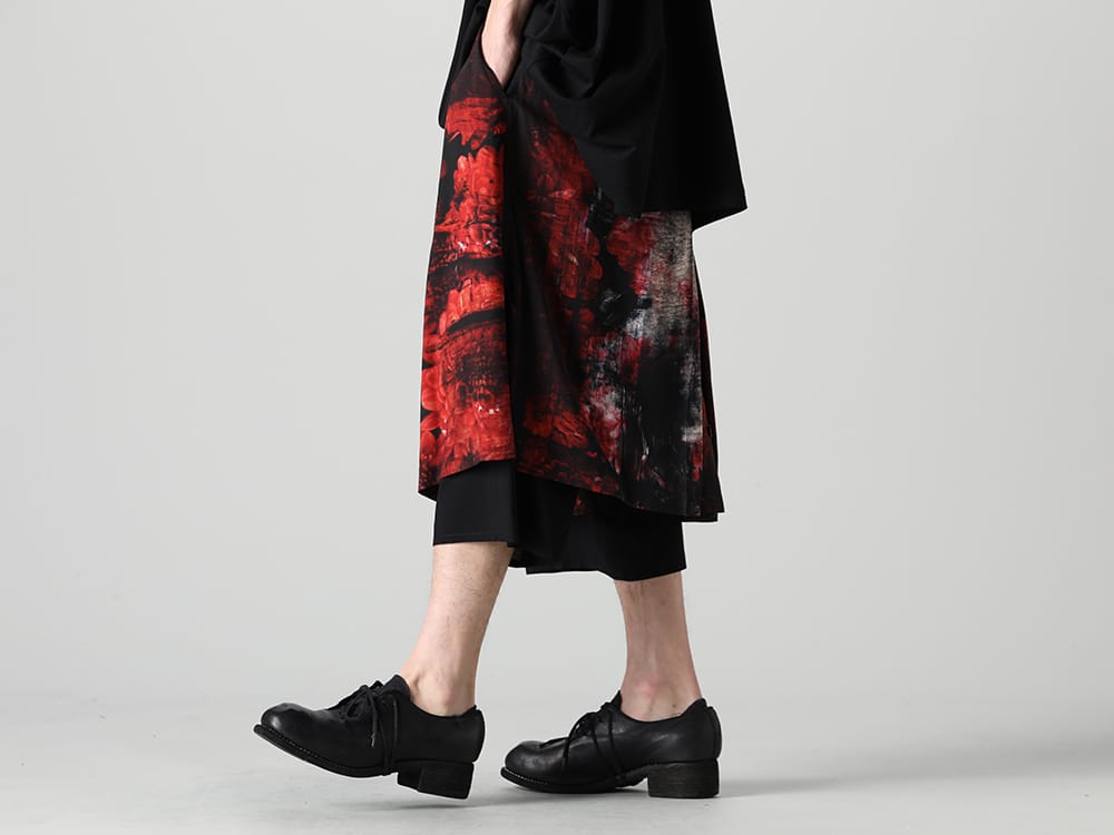 Ground Y 2023SS - Ground Y 2023SS collection, the third delivery has arrived! Now available both in-store and mail order! - GI-P13-216(Enka(Flower) 3Way Wrap Pants) - 1-010