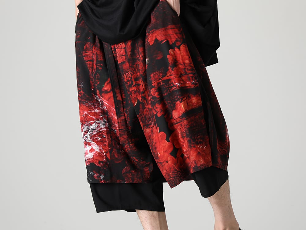 Ground Y 2023SS - Ground Y 2023SS collection, the third delivery has arrived! Now available both in-store and mail order! - GI-P13-216(Enka(Flower) 3Way Wrap Pants) - 1-012