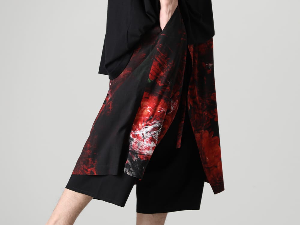 Ground Y 2023SS - Ground Y 2023SS collection, the third delivery has arrived! Now available both in-store and mail order! - GI-P13-216(Enka(Flower) 3Way Wrap Pants) - 1-013