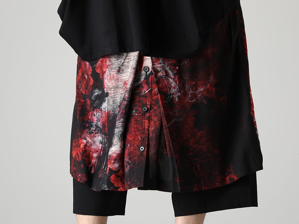 Ground Y 2023SS - Ground Y 2023SS collection, the third delivery has arrived! Now available both in-store and mail order! - GI-P13-216(Enka(Flower) 3Way Wrap Pants) - 1-014