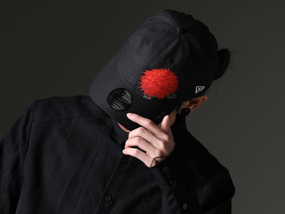 Yohji Yamamoto 2023SS - A long shirt accentuates the A-line silhouette. - HZ-H88-972(New Era × Yohji Yamamoto 930CS YY Dahlia) - 2-009