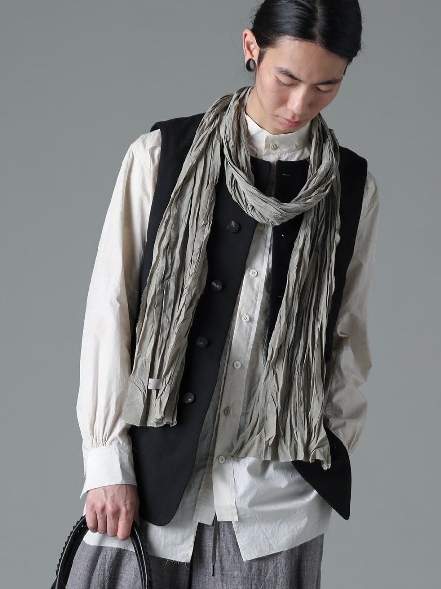 DEVOA 23SS Vest High Density cotton Styling - FASCINATE BLOG