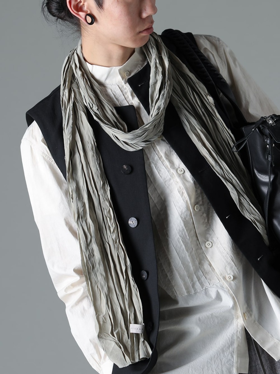 DEVOA 23SS Vest High Density cotton Styling - FASCINATE BLOG