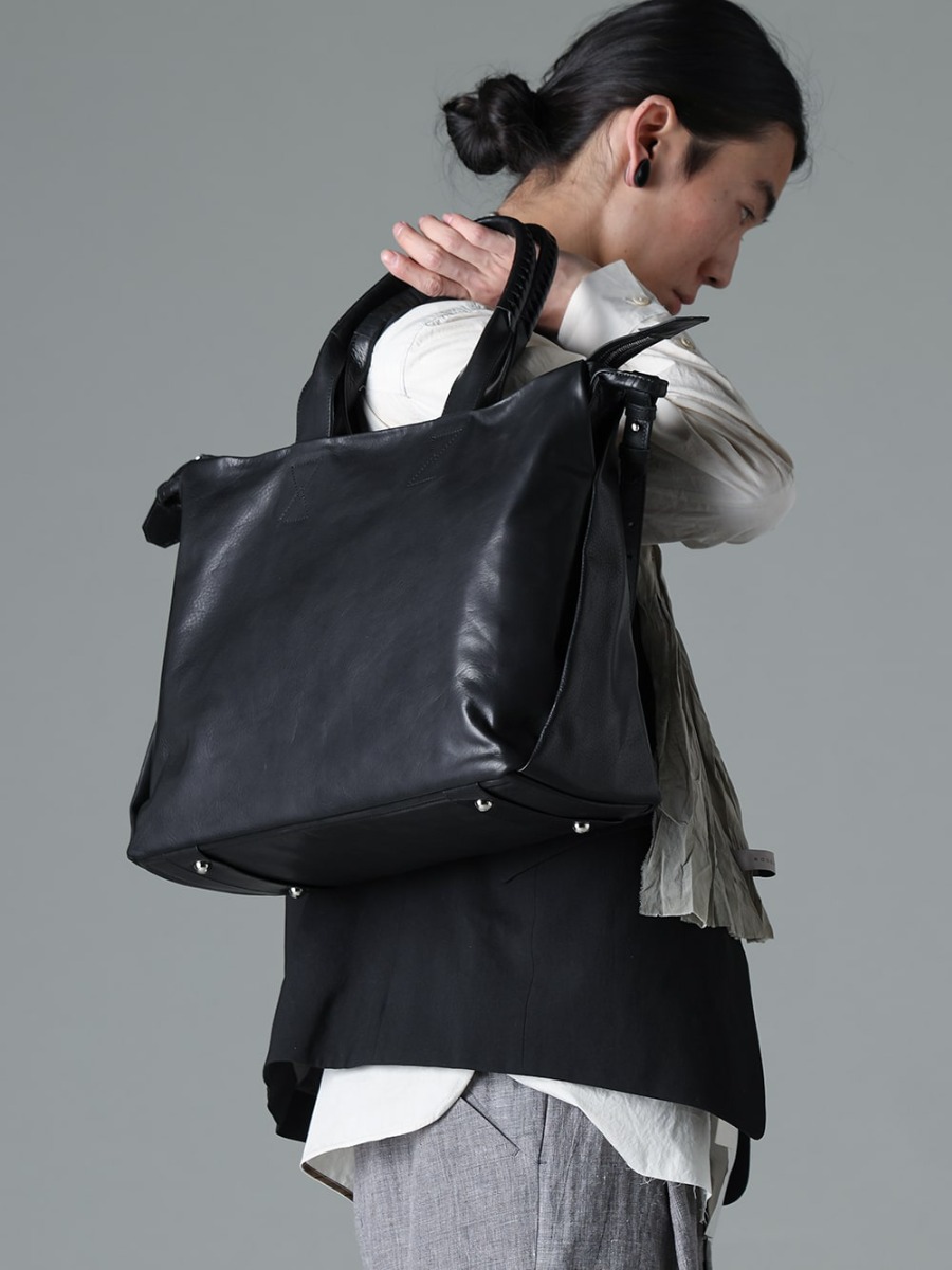 DEVOA 23SS シンプルでまとまりの良い印象を与えるクラシックなワーカーベスト  - VTK-CJCV Vest High Density Cotton 0M2310709 Mandarin collar hybrid dress shirt co23ssch010 Combo Handle Cow Mineral 2-004