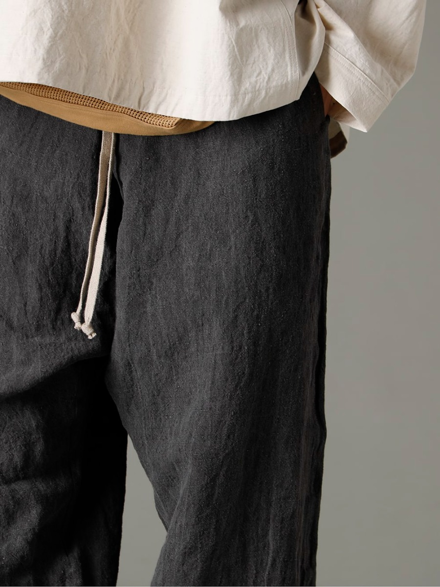 O project(オー プロジェクト) 23SS(春夏) 普段と違う新たなアプローチのアイテム -  O15TR4-DK-SUMI ジョギング トラウザー ダーク スミ ダイ フラックス ローン US9561-Tan メンズ サンダル タン 3-004