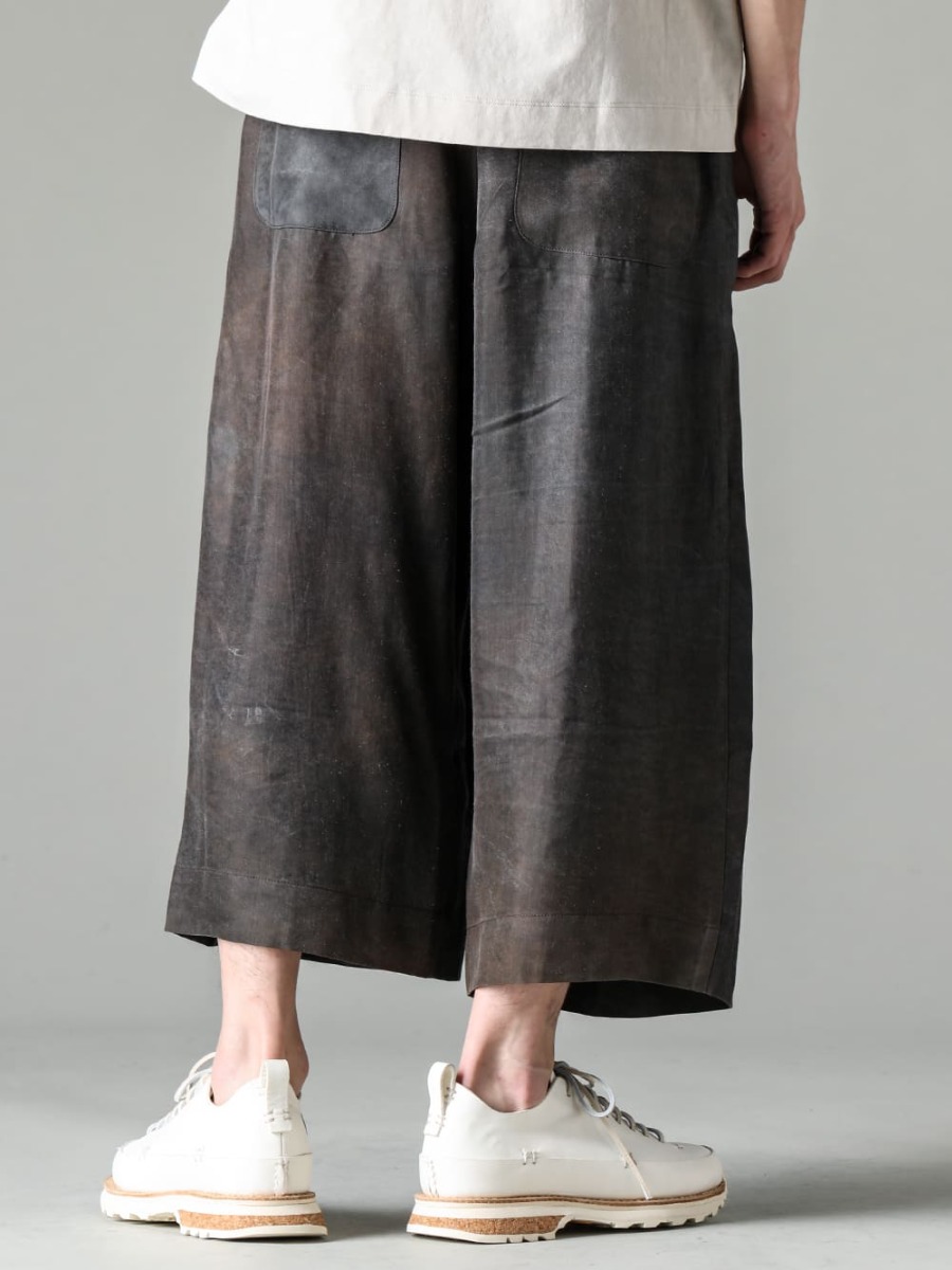 ZIGGY CHEN 23SS Vintage-like dyeing with beautiful shades - 0M2310513-Pleated Wide Leg Trousers - Lugged-Runner-FEIT Lugged Runner 3-003