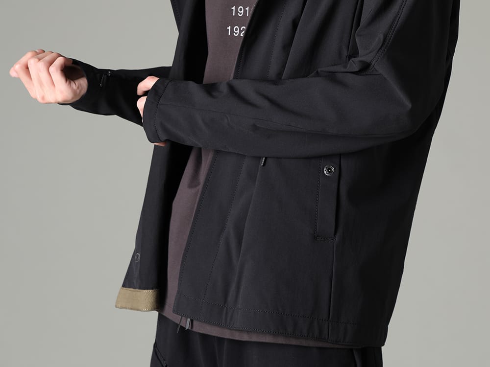 デヴォア / ザ ヴィリディアン 2023SS - 高機能素材のアイテムで雨も気にせず着用できる万能アイテム - FJK-SDXF(フーデッド ジャケット シェラー - ダイナミック) VI-3609-01-Brown-Gray(半袖プリントTシャツ ブラウングレー) - 2-007