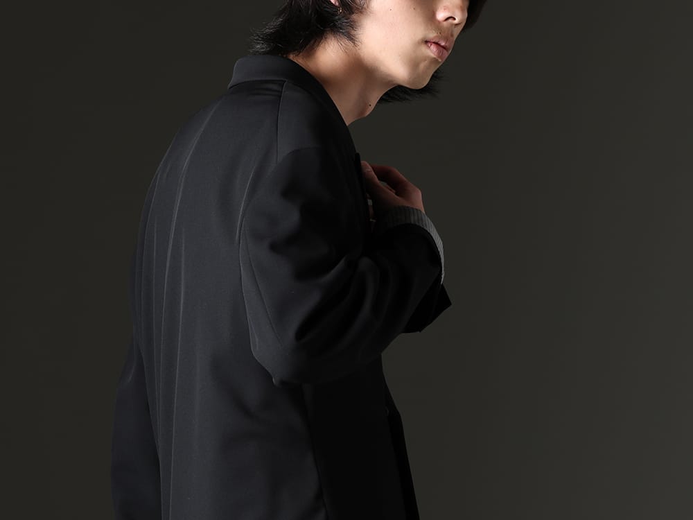Yohji Yamamoto 2023SS - Dress that expresses drape through pattern work - HZ-J35-102(Draping Jacket - A) - 2-005