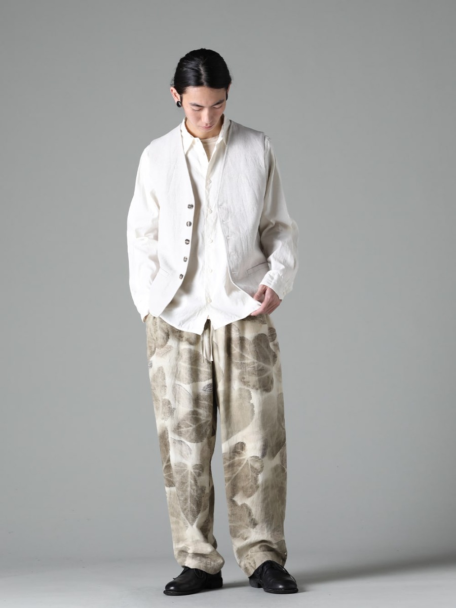 NOUSAN & forme d'expression 23SS : Pattern Pants Styling