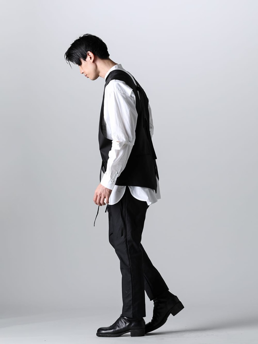 TAKAHIROMIYASHITATheSoloist. Brand MIX Vest Layered Style