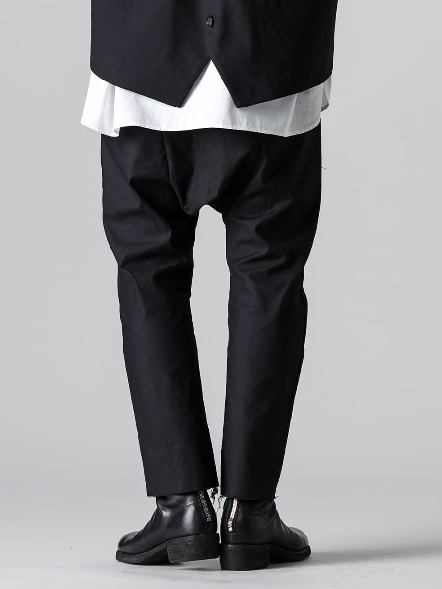 ASKyy - アスキー 2023SS 見出し3 - N12 - ロー クロッチ パンツ -ライト- - 788Z_H - バックジップブーツ ダブルソール - ホース フルグレイン レザー 3-006