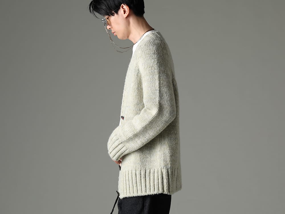 メゾン マルジェラ / ザ ヴィリディアン / リガーズ 2023SS - リアルシーズンで対応できるアイテム - SI0GP0004-Pistacchio(ニットセーター Pistacchio) RG2001TVA-Gray-Gray-Clear(リガーズ コラボレーション サングラス グレー+グレー / L.ミラー) AT003TVA-Dark-Copper(リガーズ コラボレーション ホルダーチェーン Dark Copper) - 2-002