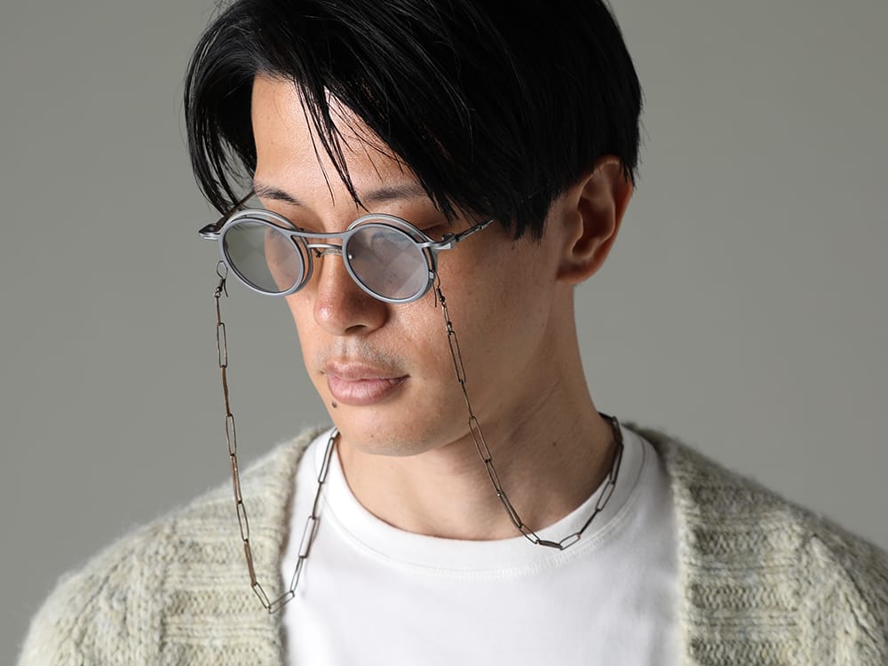 ザ ヴィリディアン / リガーズ 2023SS - リアルシーズンで対応できるアイテム - RG2001TVA-Gray-Gray-Clear(リガーズ コラボレーション サングラス グレー+グレー / L.ミラー) AT003TVA-Dark-Copper(リガーズ コラボレーション ホルダーチェーン Dark Copper) - 2-009