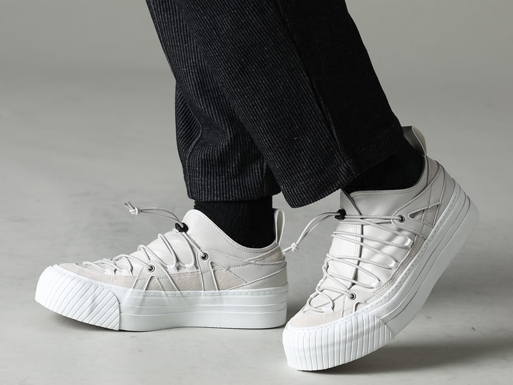 ザ ヴィリディアン 2023SS ミニマルなデザインと素材感が特徴の1本 - VI-3555-09-L.Gray(スニーカー L.グレー) - 3-007