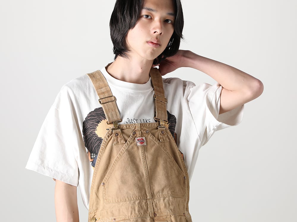 SAINT MICHAEL 2023SS - ©️SAINT M×××××× 2023春夏系列的第7弹单品发布了!现在店铺和网上销售同时开始! - SM-S23-0000-110(©SAINT M×××××× × A BATHING APE® HVN & HELL Short sleeve T-shirt) SM-S23-0000-062(DOUBLE KNEE Overall) - 1-016