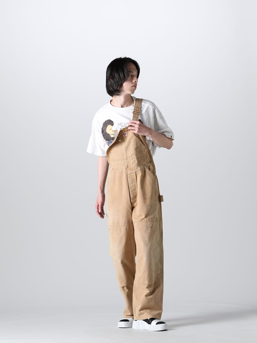 SAINT MICHAEL 2023SS - ©️SAINT M×××××× 2023春夏系列的第7弹单品发布了!现在店铺和网上销售同时开始! - SM-S23-0000-110(©SAINT M×××××× × A BATHING APE® HVN & HELL Short sleeve T-shirt) SM-S23-0000-062(DOUBLE KNEE Overall) - 1-021