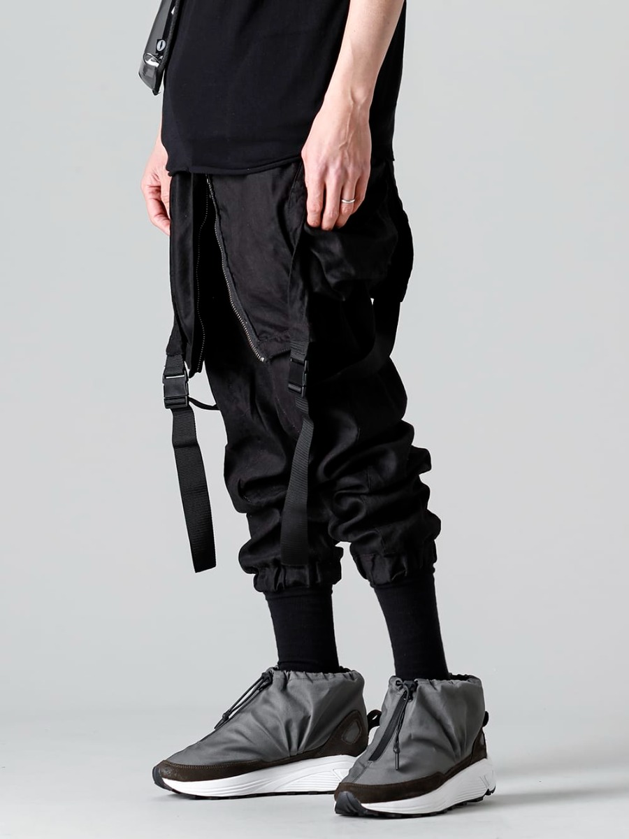 RIPVANWINKLE - リップヴァンウィンクル 2023SS オールインワンを活かしたリラックススタイル - RW-536 - オールインワン - RW-416 Khaki - モック トレーナー Khaki - RW-555 - タビ 2P ソックス 3-002