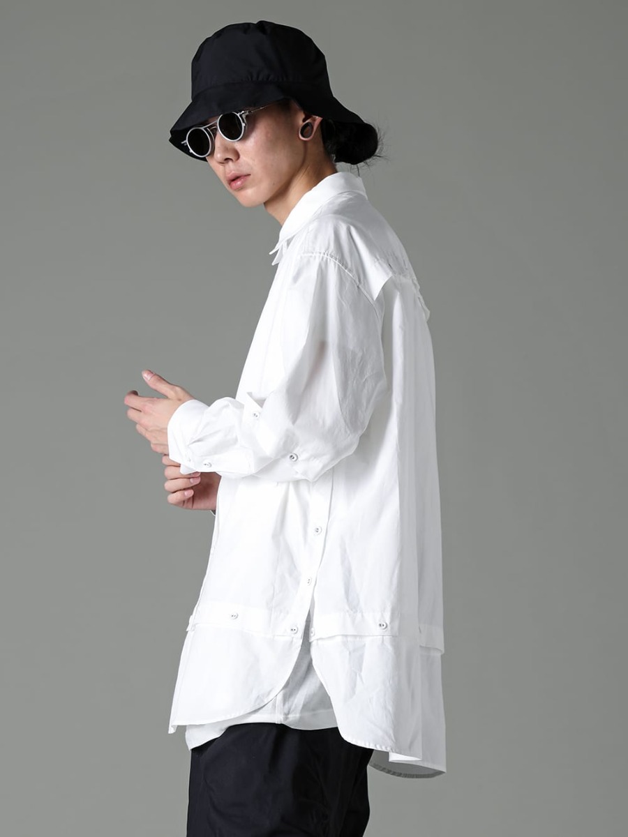 The Viridi-anne - ザ ヴィリディアン 2023SS デタッチャブル仕様で使い勝手の良い白シャツ  - VI-3581-02 - デタッチャブル シャツ - FC3-WS - Field Cover Hat - RG2001TVA-Gold-Silver-D.Gray - リガーズ コラボレーション サングラス 2-002