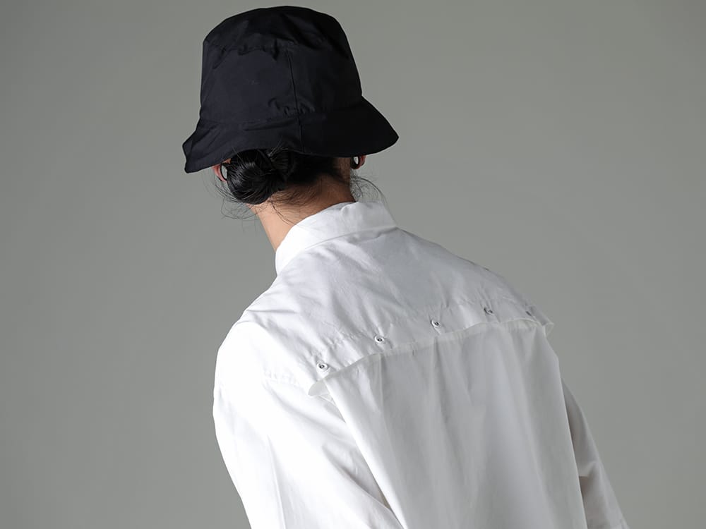 The Viridi-anne - ザ ヴィリディアン 2023SS デタッチャブル仕様で使い勝手の良い白シャツ  - VI-3581-02 - デタッチャブル シャツ - FC3-WS - Field Cover Hat 2-004