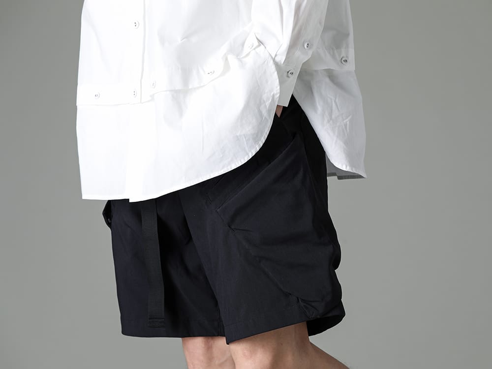 ACRONYM - アクロニウム 2023SS 究極のテックウェアブランドが手がけるショーツ - SP29-M-Black - Nylon Stretch BDU Short Pant Black 3-003