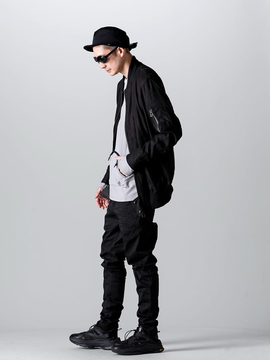 RIPVANWINKLE 2023SS Styling Propose Anatolia as styling point with basic items - RW-541 - MA-1 - RW-501-Sand Beige - Trail L/S Sand Beige - RW-507 - Light Crash Jeans Solid Black - RW-556 - Field Hat - RW-553-Black - Anatolia Black - SCV879C001 - Fair Wind Light 1-002