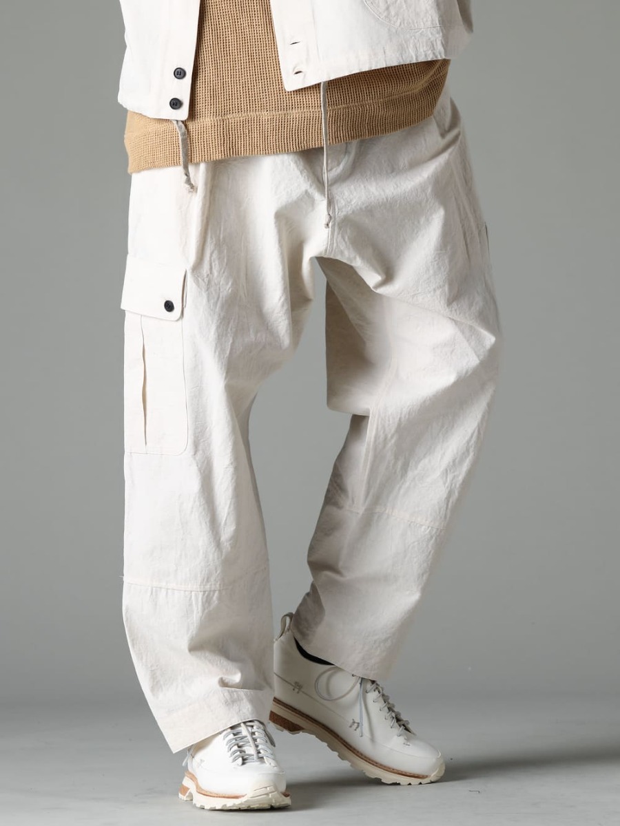  O PROJECT 23SS(Spring-Summer) FEIT Leather Sneakers Recommended sneakers by FEIT, a shoe manufacturer that is very well known in the home market of New York O15TR3-KINARI-Cargo Trousers Kinari Fine Canvas - Lugged-Runner-FEIT Lugged Runner 3-001