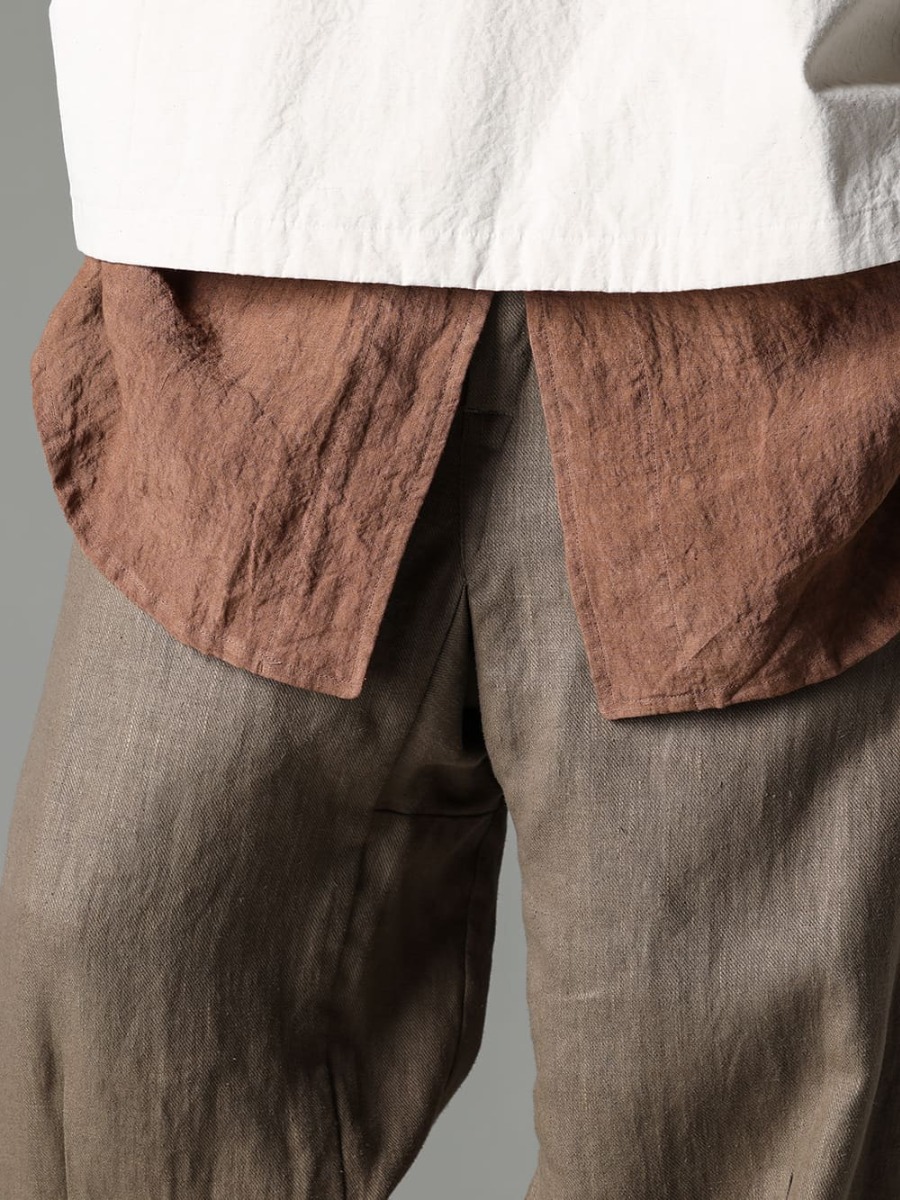 O PROJECT- O PROJECT 23SS(Spring-Summer) From New York, a must-see high quality shoes brand “FEIT” for those who want to be ahead of new shoe labels - TROUSERS#72-Cement- Trousers #72 Cement Hemp Twill - FEIT-Hand-Sewn-Low- FEIT Hand-Sewn-Low 3-003